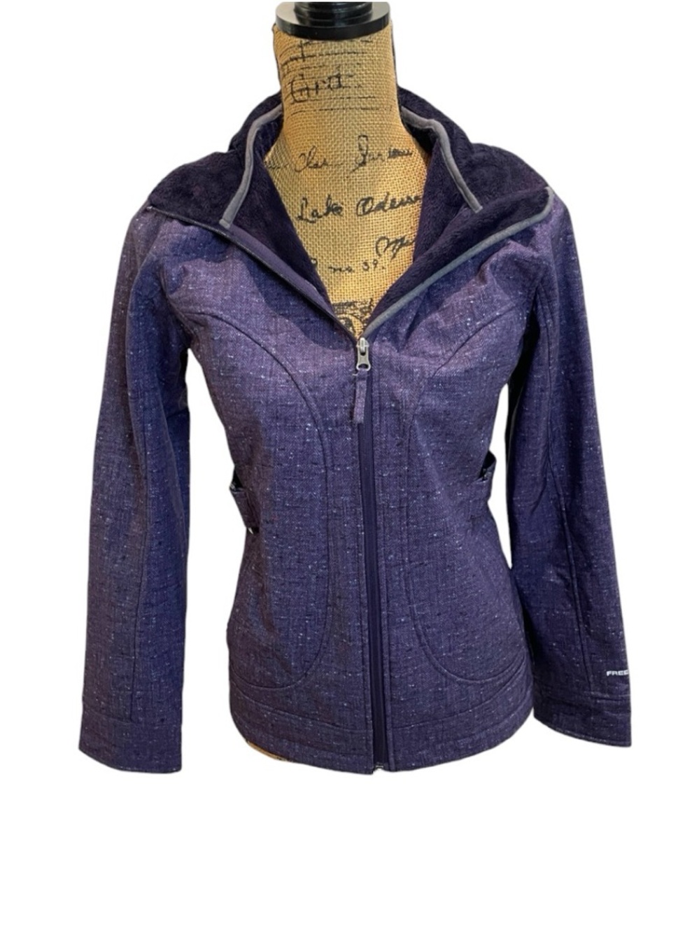 Free Country Woman's Purple Fleece-Lined Jacket